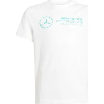 Pánské tričko Dětské bavlněné tričko adidas Performance MERCEDES JZ0900 bílá 00X, vel. 140