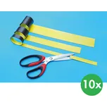 B2B Partner Magnetické pruhy 30 x 600 mm, žluté 10 ks