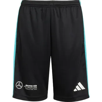 ADIDAS Dětské kraťasy Mercedes AMG PETRONAS FORMULA ONE TEAM DNA 9 LET BÍLÁ|ČERNÁ