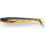 CAPERLAN Měkká nástraha na rybolov štik shad Rogen 200 zlatá 1 ks ŽLUTÁ