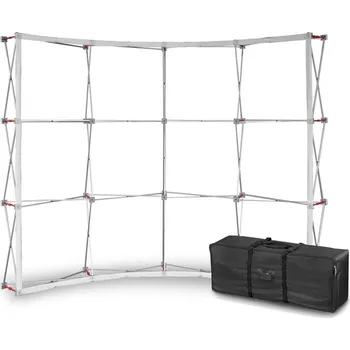 MH Technic s.r.o. Reklamní stěna Pop Up Velcro 3x4 - oblá