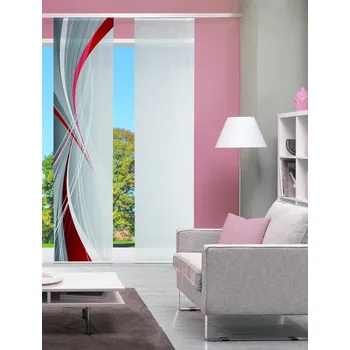 Home Wohnideen japonská stěna 84192 TOPIGA 0707 cervena 260x60 cm (v x s)