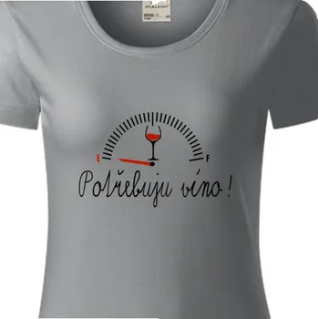 Dámské tričko Organická trička Pro maminky | Tričko Potřebuju víno!