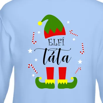 Pánská mikina Mikina Vánoce | Mikina Elfí Táta