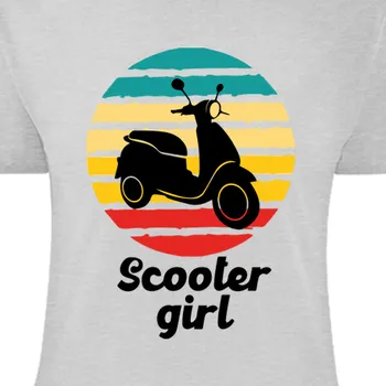 Dámské tričko Tričko Auta a motorky | Tričko Scooter girl