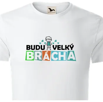 Organická trička Pro sourozence | Organické tričko Budu velký brácha