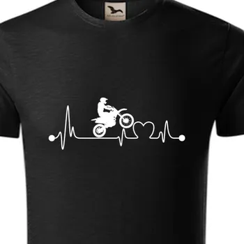 Organická trička Auta a motorky | Organické tričko Motocross tep