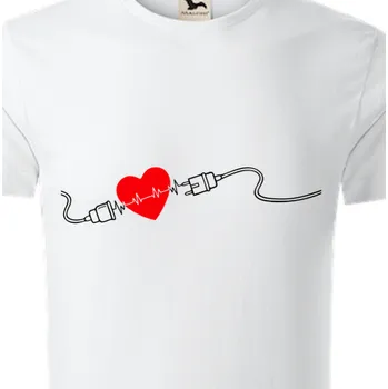 Organická trička Pro páry | Bio pánské tričko Srdce