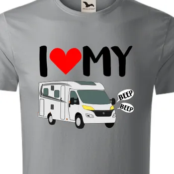 Pánské tričko Organická trička Cestování | Pánské organické tričko Obytňák