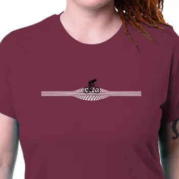 Dámské tričko Tričko Cyklisté | Tričko pro cyklistku Stopa