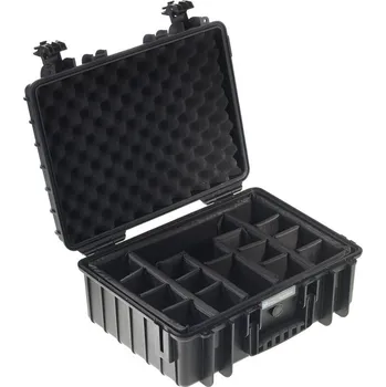 Ochrana fotoaparátu a videokamery B&W Outdoor Cases Type 5000 / Black (divider system)