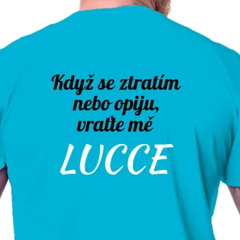 Pánské tričko Tričko Pro páry | Párová trika Když se ztratím, vraťte mě