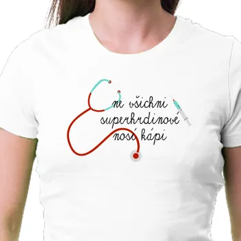 Tričko Lékaři a záchranáři | Dámské tričko - Stetoskop