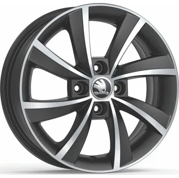 Alu kolo Alu kolo CONAN 5,5x15 4x100 ET41 - Lesklá černá