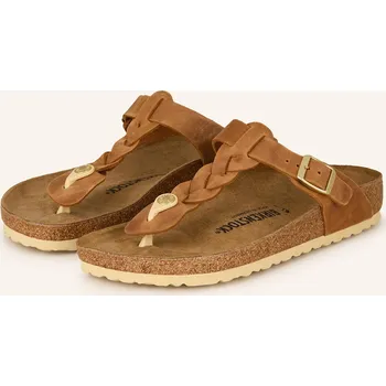 Dámská obuv Birkenstock Dámské Žabky Gizeh Braided Leoi, koňaková, 39