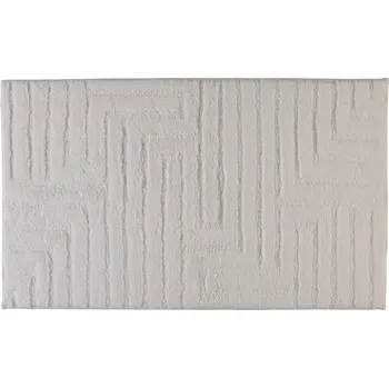 Koupelnová předložka Cawo, Koupelnový kobereček Cawo ražený 60 x 100 cm bílý - Formadore