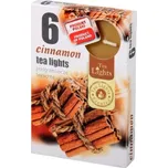 Svíčka čajová SKOŘICE vonná 6ks