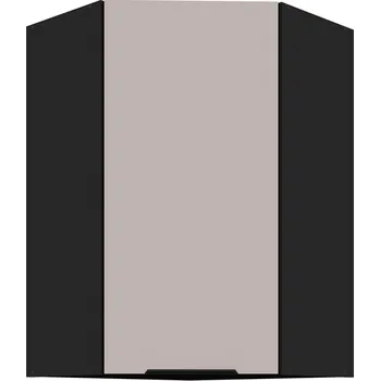 Kuchyňská skříňka Horní skříňka 60 x 60 GN-90 1F (45°) Arona černá matná / kašmír