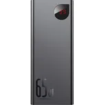 Powerbanka Baseus Adaman Metal 20000mAh PD QC 3.0 65W 2xUSB USB-C micro USB (černá)