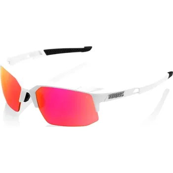 cyklistické brýle Brýle 100% SPEEDCOUPE - Soft Tact Off White - Purple Multilayer Mirror Lens