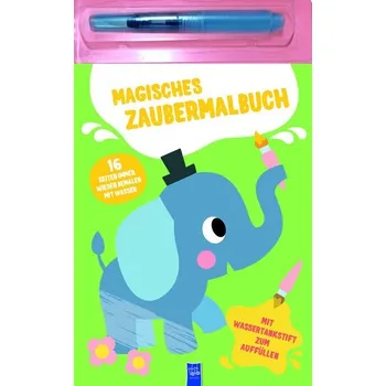 První čtění Magisches Zaubermalbuch - Grün (Elefant)