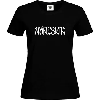 Dámské tričko Tričko Maneskin Druh: Dámské, Barva: Černá, Velikost: XS