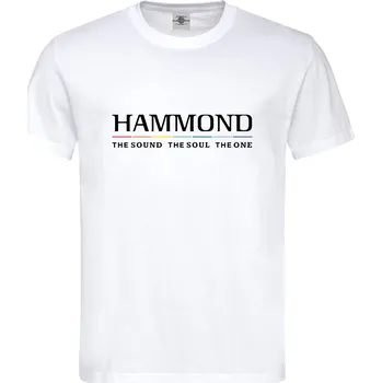 Pánské tričko Tričko Hammond | Text Druh: Pánské, Barva: Bílá, Velikost: M