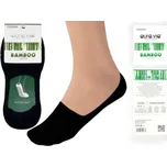 Pánské bambusové neviditelné ponožky černá