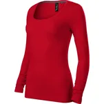 MALFINI® Prémiové dámské strečové tričko Brave s dlouhým rukávem 156 formula red XS + Množstevní slevy