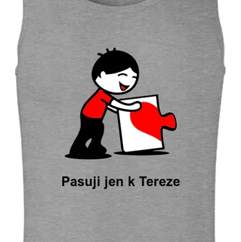 Pánské tílko Tílko Pro páry | Tílko pro páry Puzzlíci pro něho
