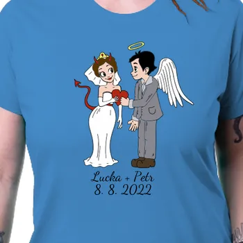 Tričko Svatební | Dámské tričko Ďáblice