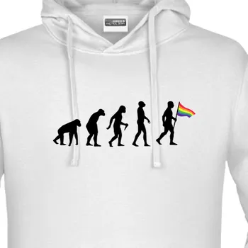 Pánská mikina Mikina Motivační | LGBT mikina Evoluce