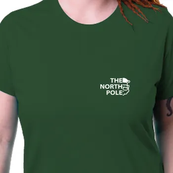 Dámské tričko Tričko Vtipná | Dámské triko The North pole