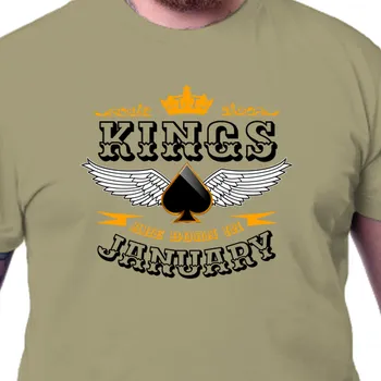 Pánské tričko Tričko K narozeninám | Tričko k narozeninám Kings