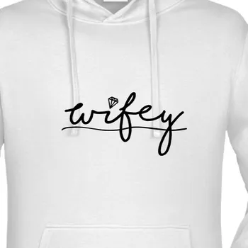 Pánská mikina Mikina Pro páry | Párová mikina Wifey