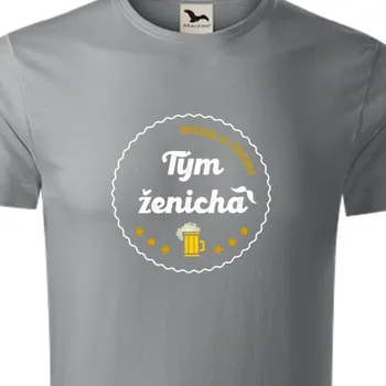 Pánské tričko Organická trička Rozlučka se svobodou | Organické tričko Tým ženicha