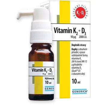 Generica Vitamín K2 + D3 10 ml
