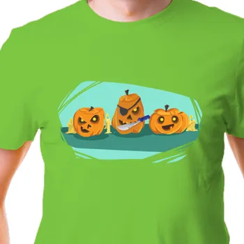 Pánské tričko Tričko Halloween | Pánské triko Pirátské dýně