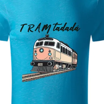 Pánské tričko Organická trička Vtipná | Organické triko s tramvají