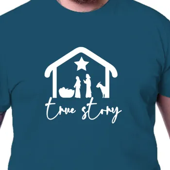 Tričko Vánoce | Vánoční tričko True story