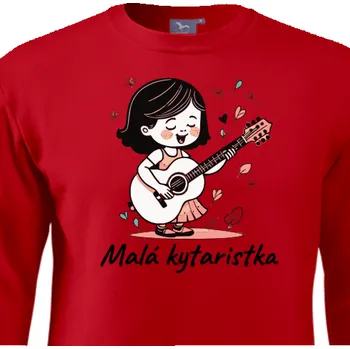 Pánská mikina Mikina Pro sourozence | Mikina pro malou kytaristku