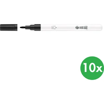 B2B Partner Barevný popisovač MemoBe, 10 ks, černý