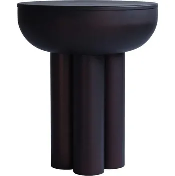 Konferenční stolek 101 Copenhagen Odkládací stolek Crown Tall, burned black