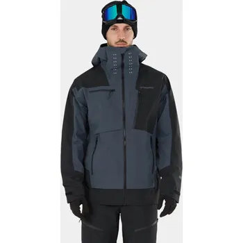 FUNDANGO Pánská lyžařská bunda Manota 3L Shell L ČERNÁ|ŠEDÁ