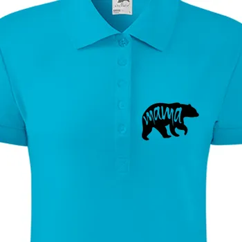 Dámská košile Polokošile Rodinné sety | Polo tričko Mama bear