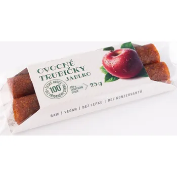 Bioprodukt JT Ovocné trubičky JABLKO - VEGAN - Trutna 25g