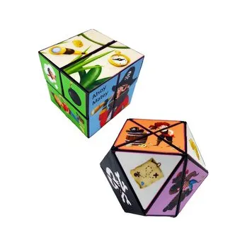 Hlavolam Puzzle Cube-Hlavolam-kostka -hračka-Pirát Jolly Rogers
