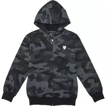 Chlapecká mikina Fox Youth Fox Head Camo Zip Hoodie black camor YXL