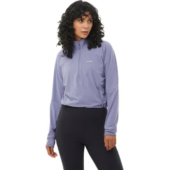 Dámská mikina Salomon Sense Aero Hybrid CP Plvr W LC2447500 - blue granite XL