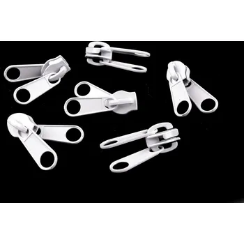 Zip Jezdec ke spirálovým zipům oboustranný No 10 Varianta: 2 bílá, Balení: 10 ks